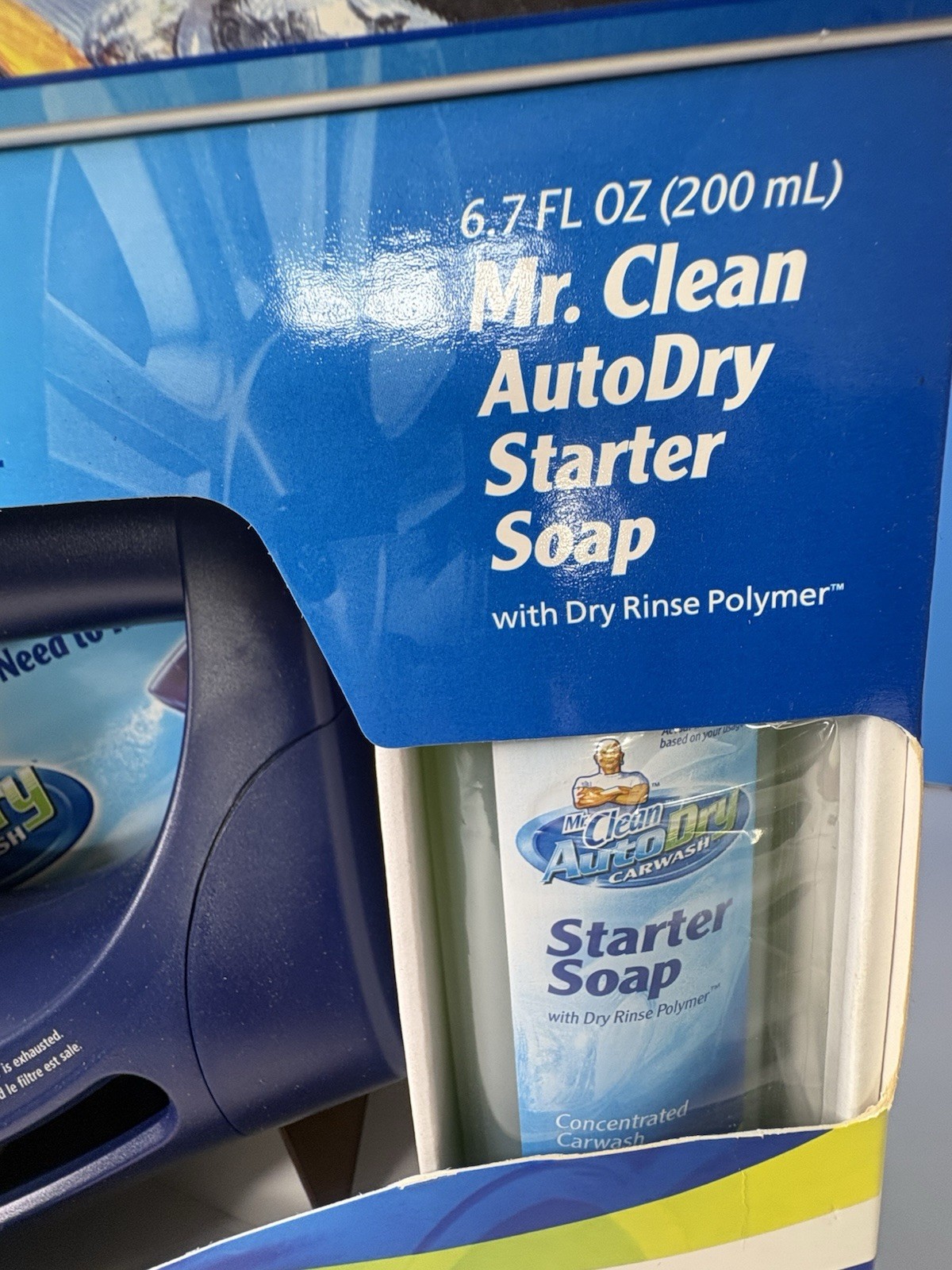 Mr Clean Auto Dry Car Wash System Starter Kit Bundle Device Soap Filter NEW