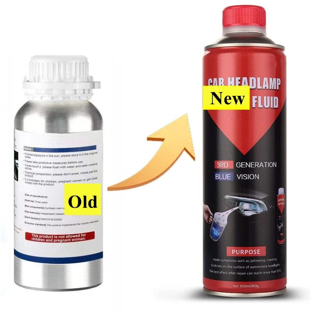 800ML Car Headlight Restoration Automotive Cleaning Kit Renovation SUV Truck