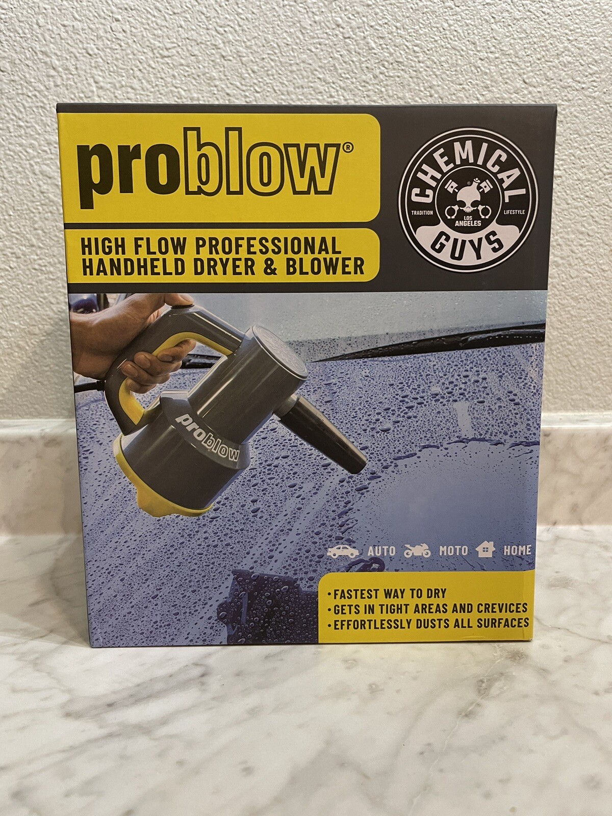 Chemical Guys ProBlow High Flow Professional Handheld Blower/Dryer new in Box