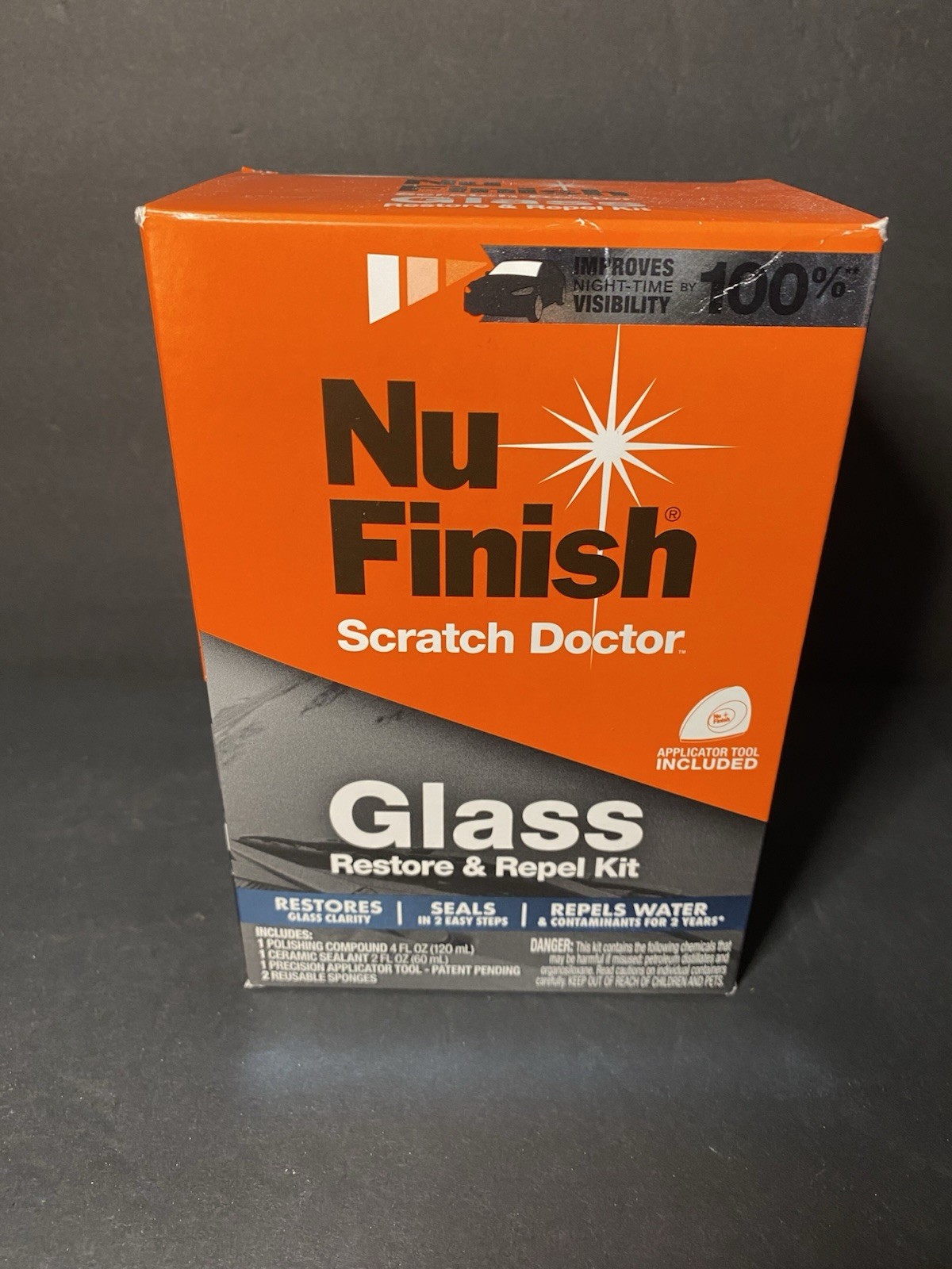 Nu Finish Glass Restore & Repel Kit With Applicator