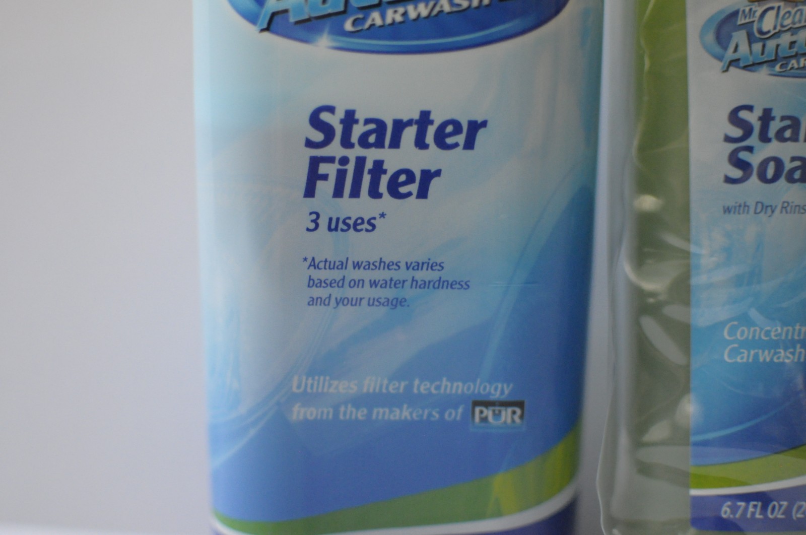 Mr. Clean Auto Dry Carwash Starter Filter and Soap Concentrated 6.7 fl oz New