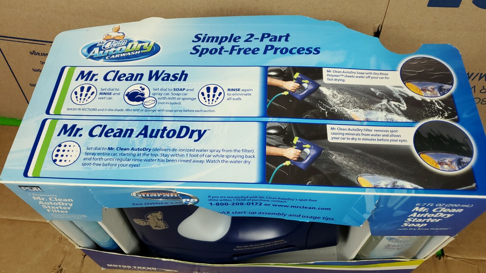 Mr. Clean Auto Dry Spot-Free Clean & Shine Car Wash Spray System Starter Kit