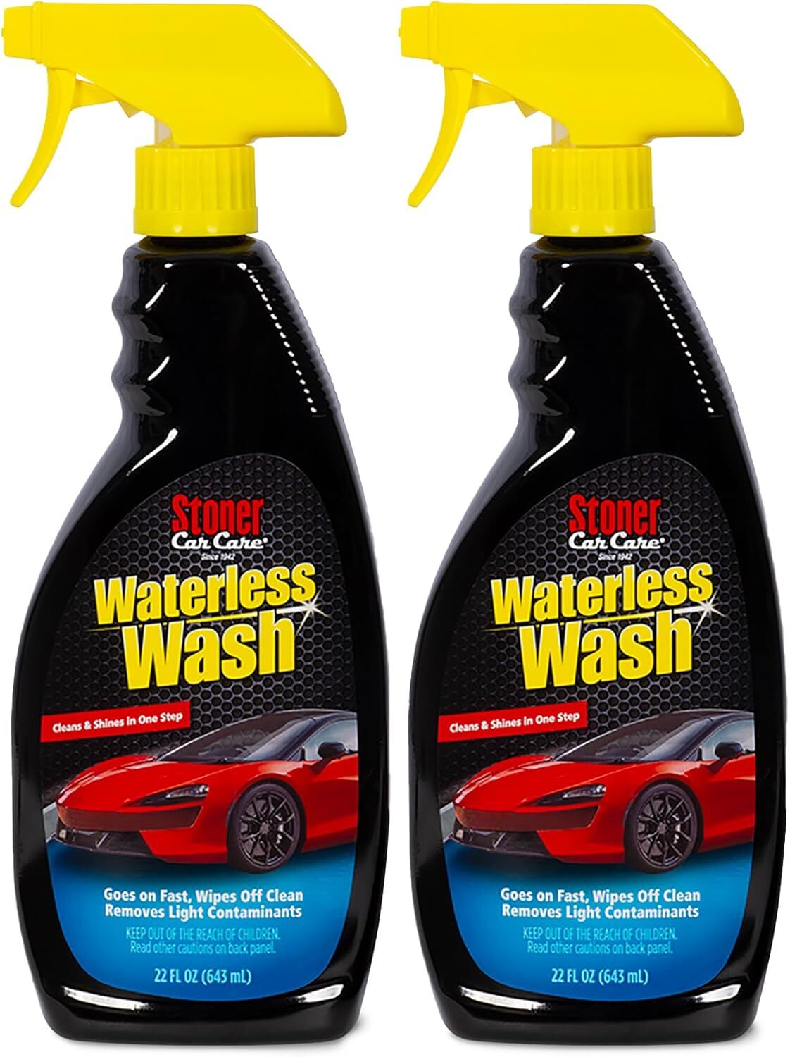 Stoner Car Care 92604 Waterless Wash Ready to Use Spray Easily Cleans, 2-Pack