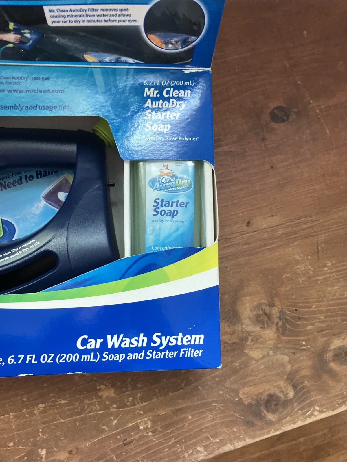 Mr Clean Auto Dry Car Wash System Carwash Kit with Soap & Starter Filter