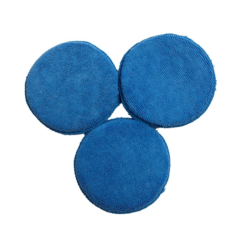 10 PCS Microfiber Wax Applicator Polishing Pad Foam Sponge Car Cleaning Buffer