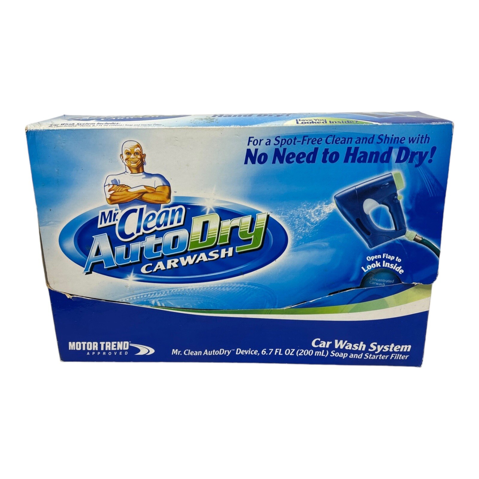 NEW Mr Clean Auto Dry Car Wash Spray System w/ Soap Starter Filter Touchless Kit