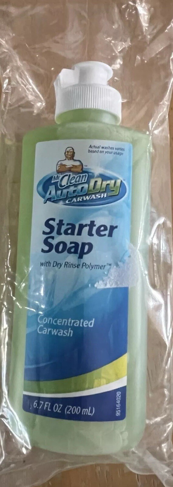 Mr Clean Auto Dry Car Wash Starter Soap 6.7 oz size SEALED New In Package
