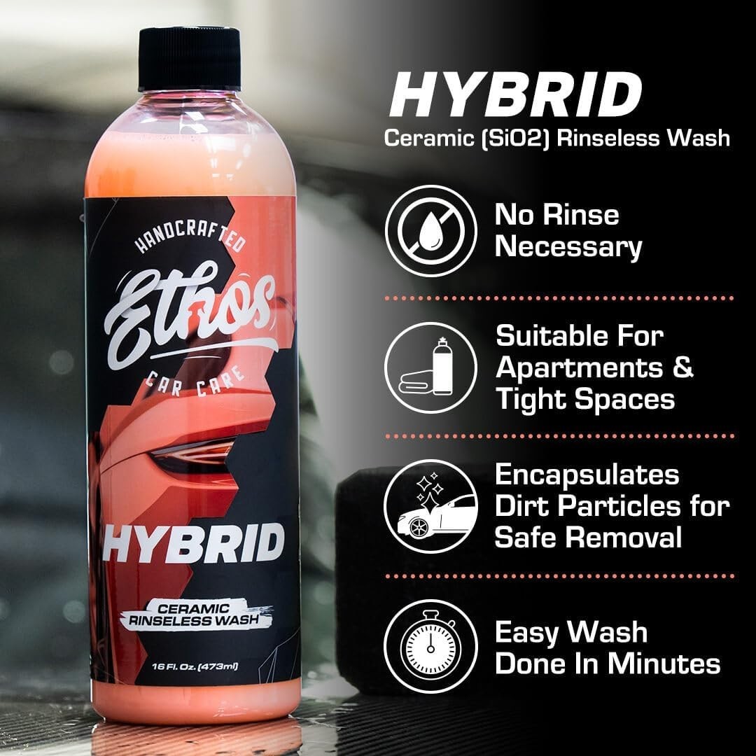 Hybrid Ceramic Car Wash 16oz – Waterless Spot Free Rinse