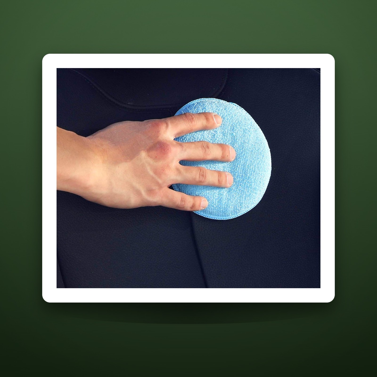 Car Wash Sponge Wax Microfiber Applicator Pads, 12-Pack