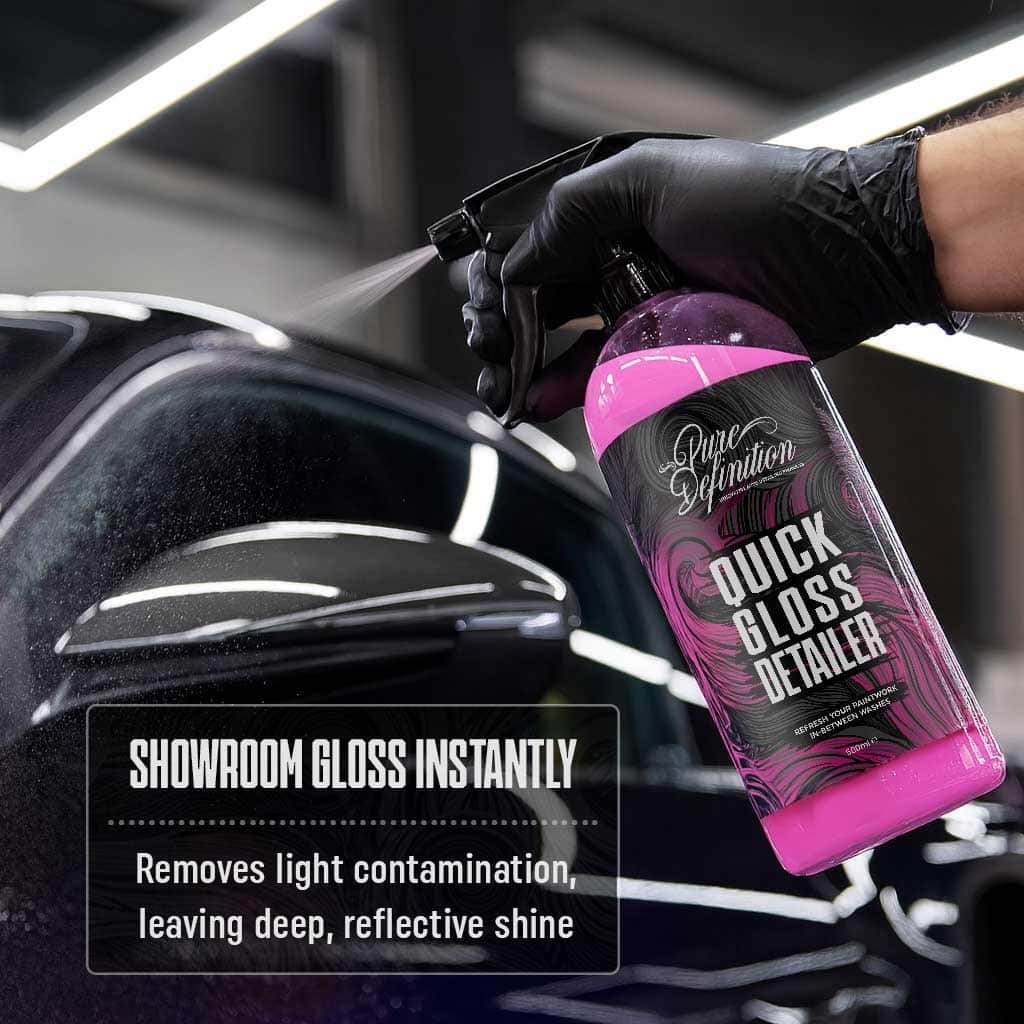 Car Detailer Kit Clay Bar Lube High Gloss Spray Wax Quick Cleaning Lubricant