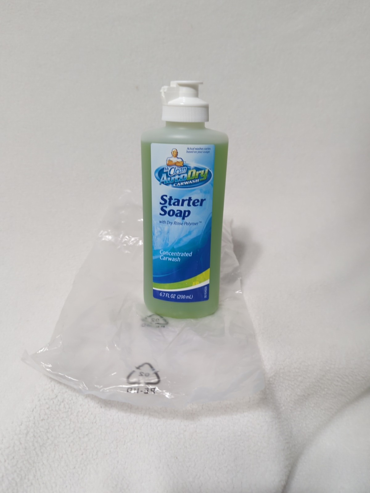 Mr Clean Auto Dry Car Wash Starter Soap 6.7 Fl Oz 200ml New Sealed Free Shipping
