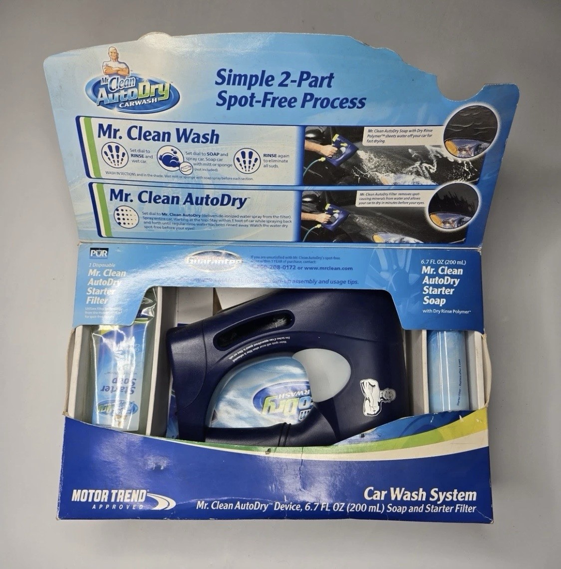 Mr Clean Auto Dry Car Wash System NOS Unused Sealed Containers