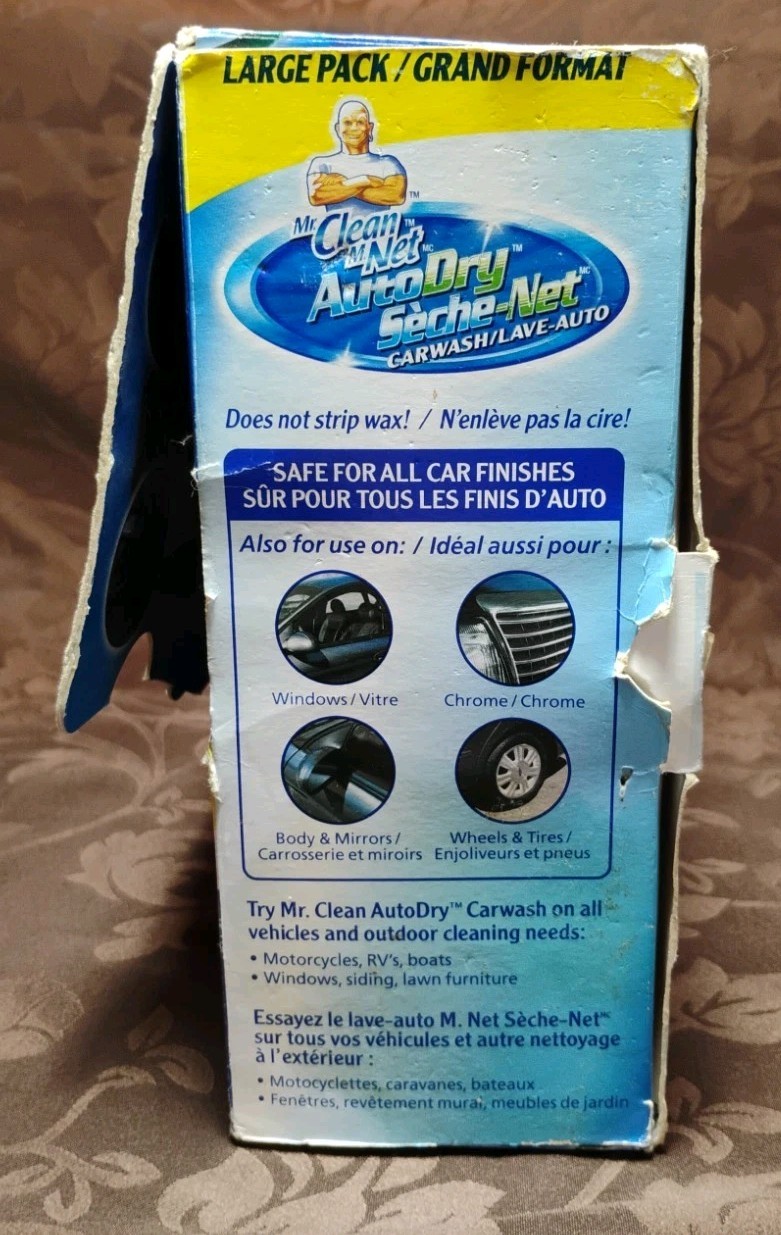 Mr Clean Auto Dry Car Wash Spray System Kit Soap Starter Filter Spot Free NOS
