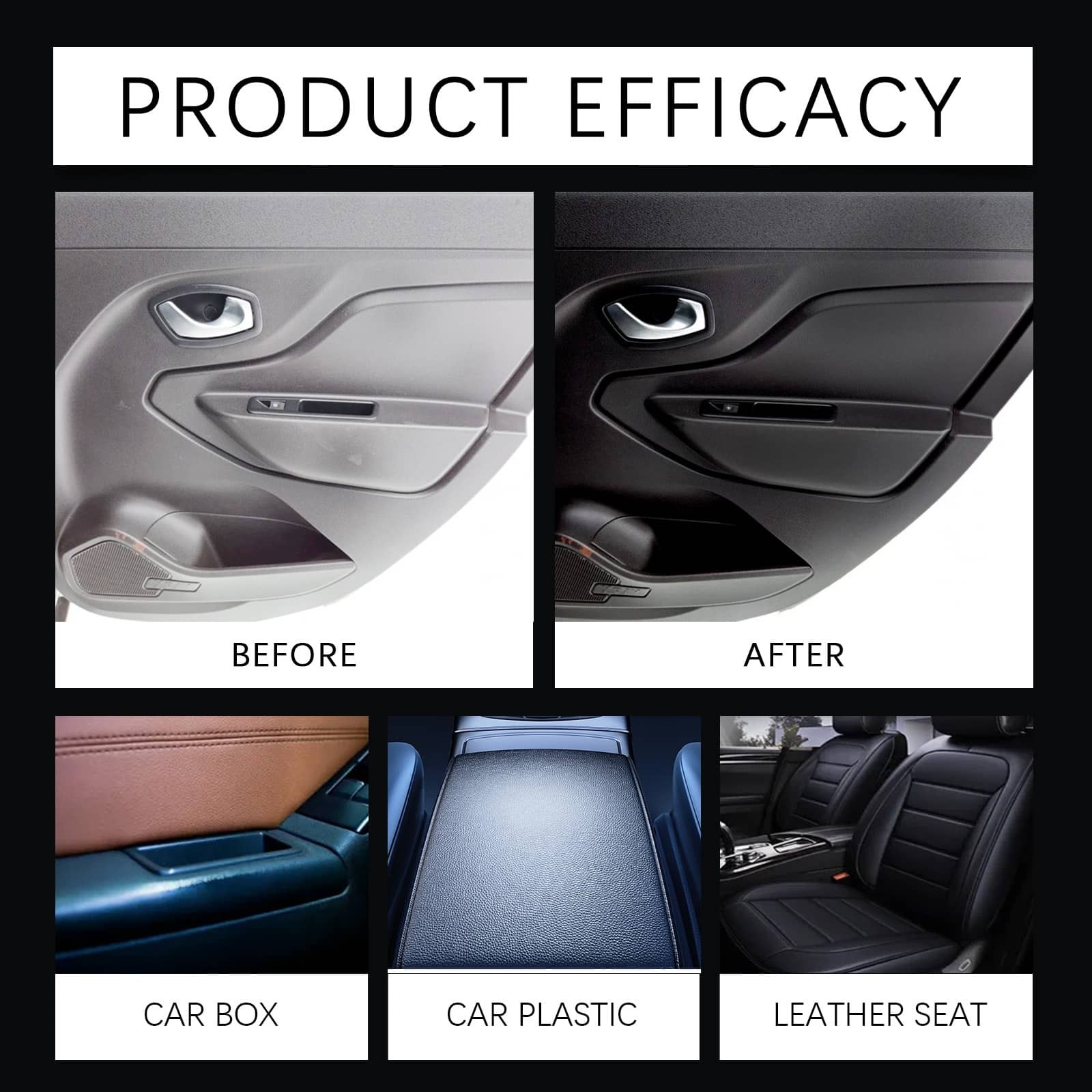 2025 New Polishing Cleaner Car Interior 100ml Vehicle Interior Cleaning Set