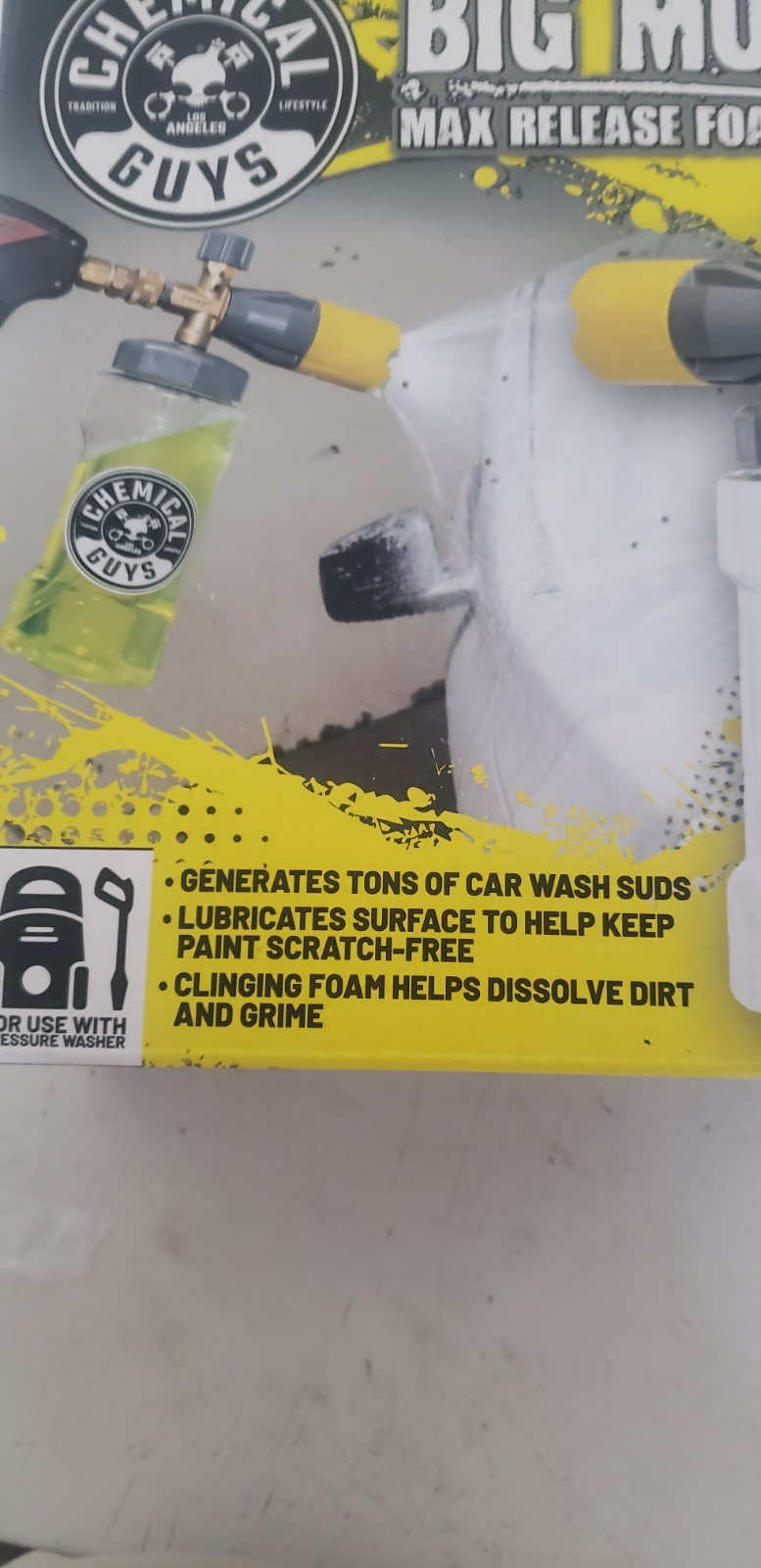 Chemical Guys – Big Mouth Max Release Foam Cannon SEALED NEW