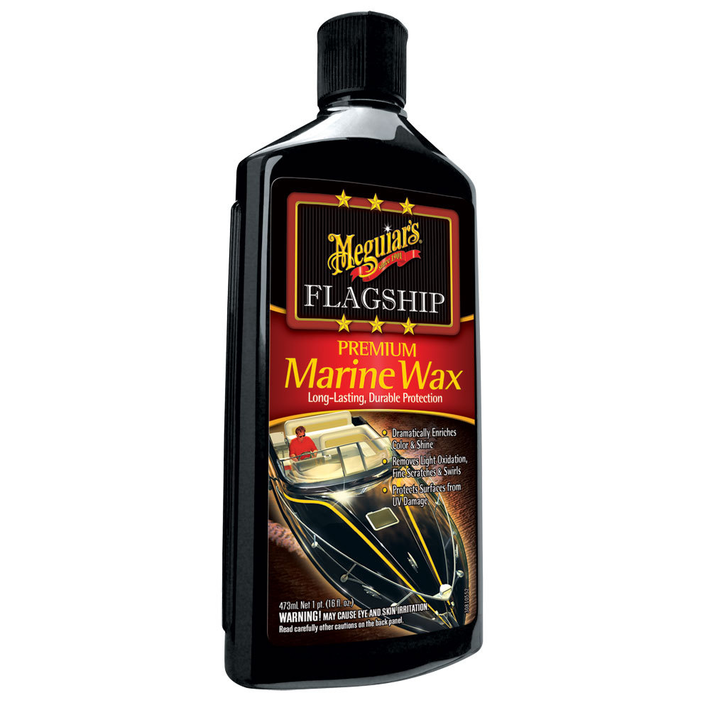Meguiar’s Flagship Premium Marine Wax – 16oz, Gelcoat Cleaner/Wax