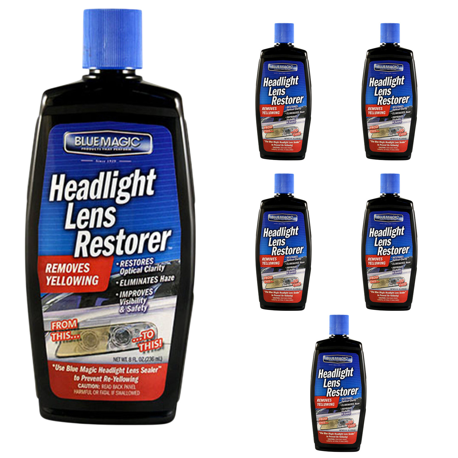 Blue Magic – Headlight Restoration 8oz – Case Of 6