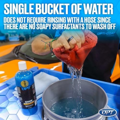 Rinseless Car Wash Kit – 32oz No Rinse Solution, Grit Guard Insert & Big Red Spo