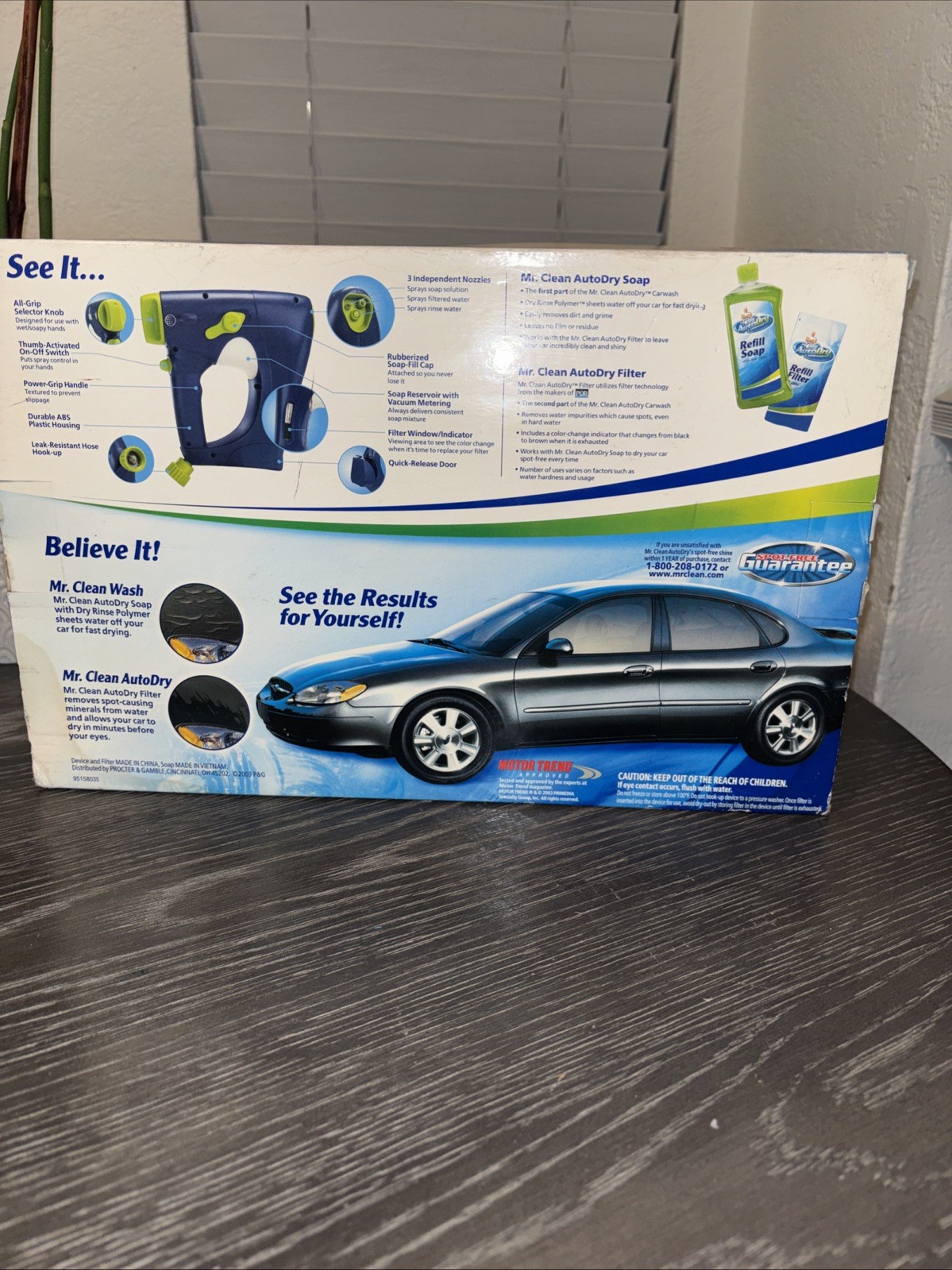 Mr. Clean AutoDry Carwash Car Wash System w/Soap and Starter Filter