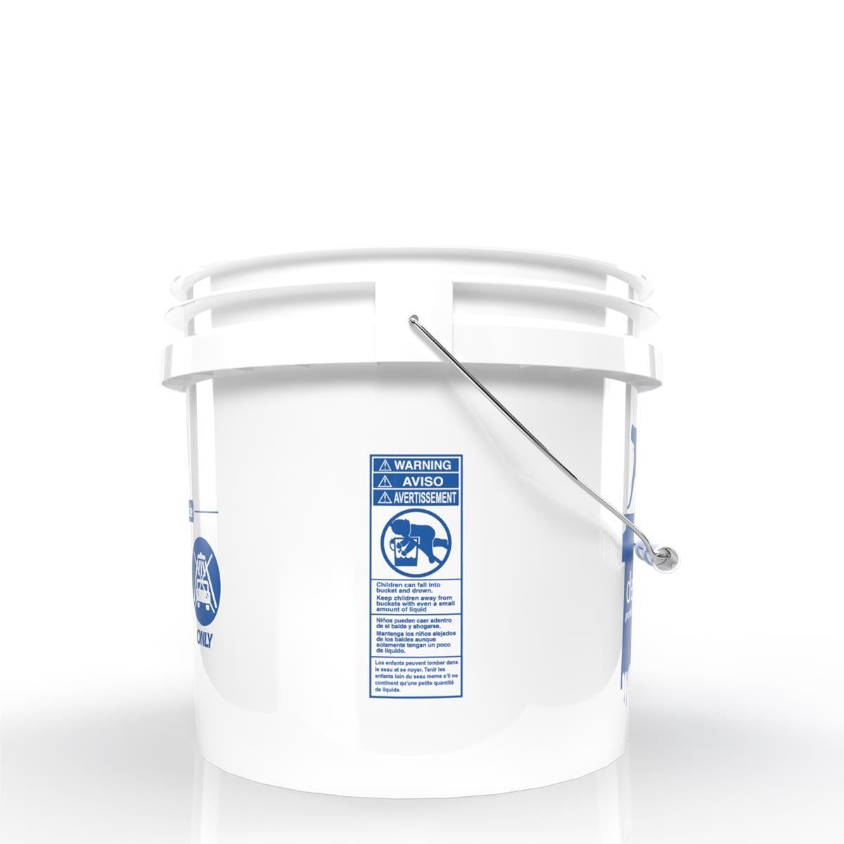 wash bucket Auto GritGuard USA Wascheimer 3,5 GAL – 13 Liter Detailmate Logo
