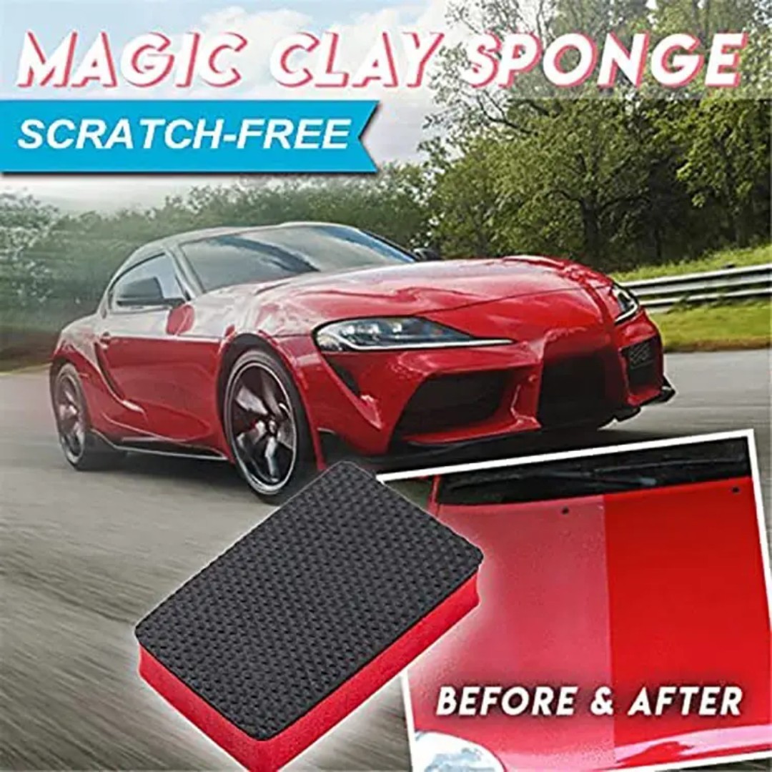 Professional Cleaning for your Car Volcanic Clay Sponge