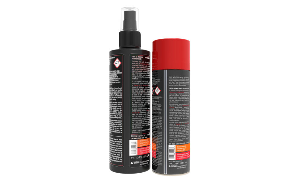 K&N Air Filter Care Service Kit 6.5 oz Aerosol Can 12 oz Power Kleen 99-5000