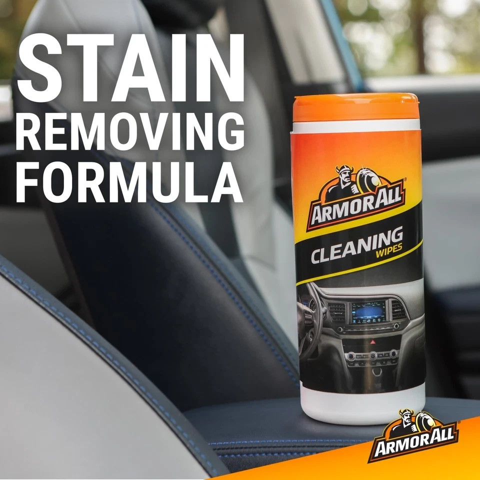 Car Cleaning Wipes 90 Count Canister Interior Exterior Dashboard Glass