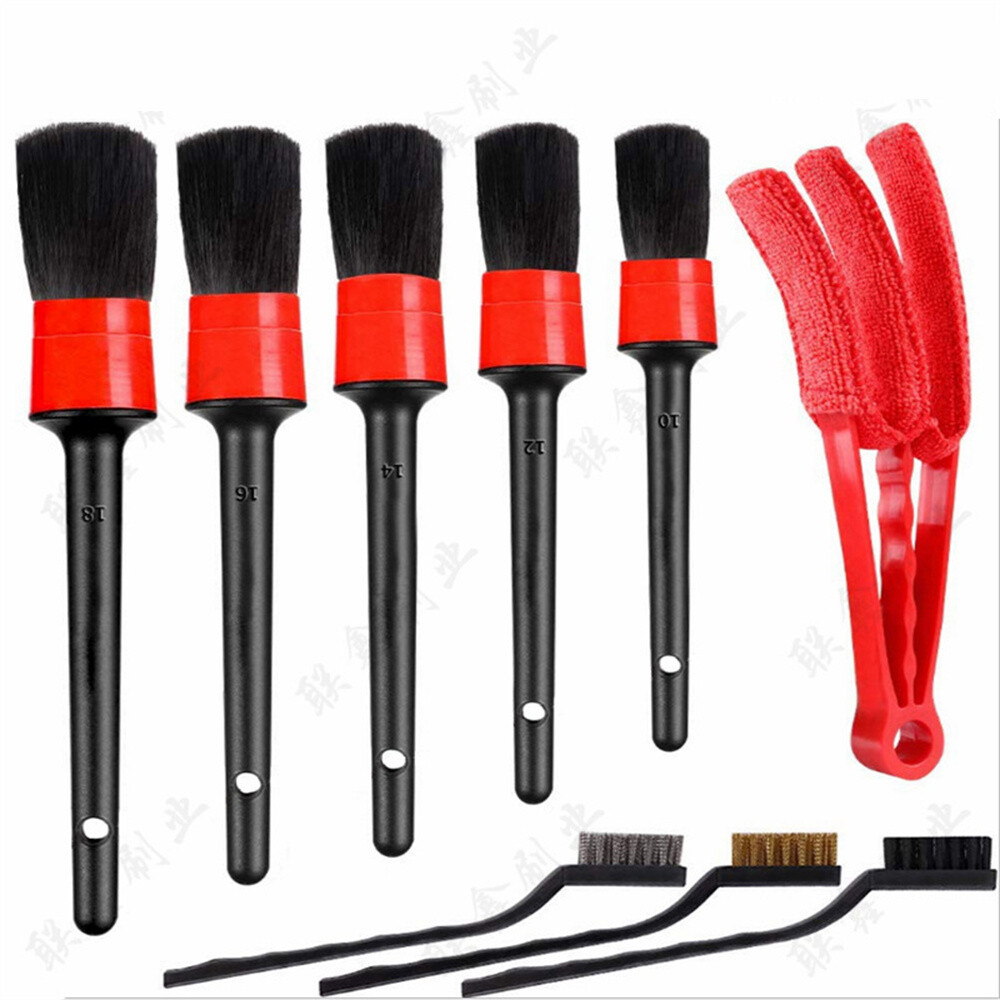 Car Detailing Brush Wash Auto Detailing Cleaning Kit Engine for Wheel Clean Set