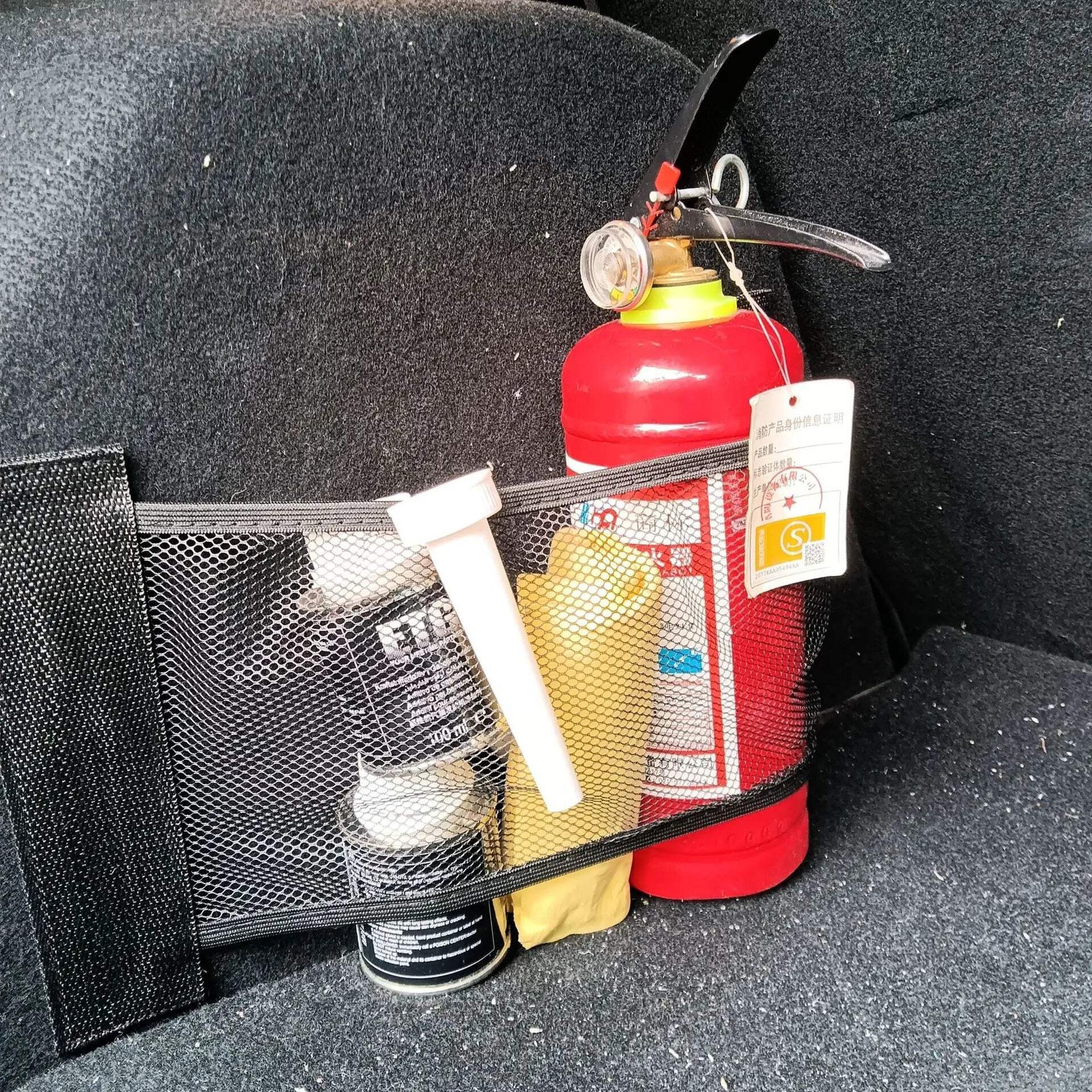 Car Back Rear Seat Storage Net Elastic String Universal Mesh Bag Interior