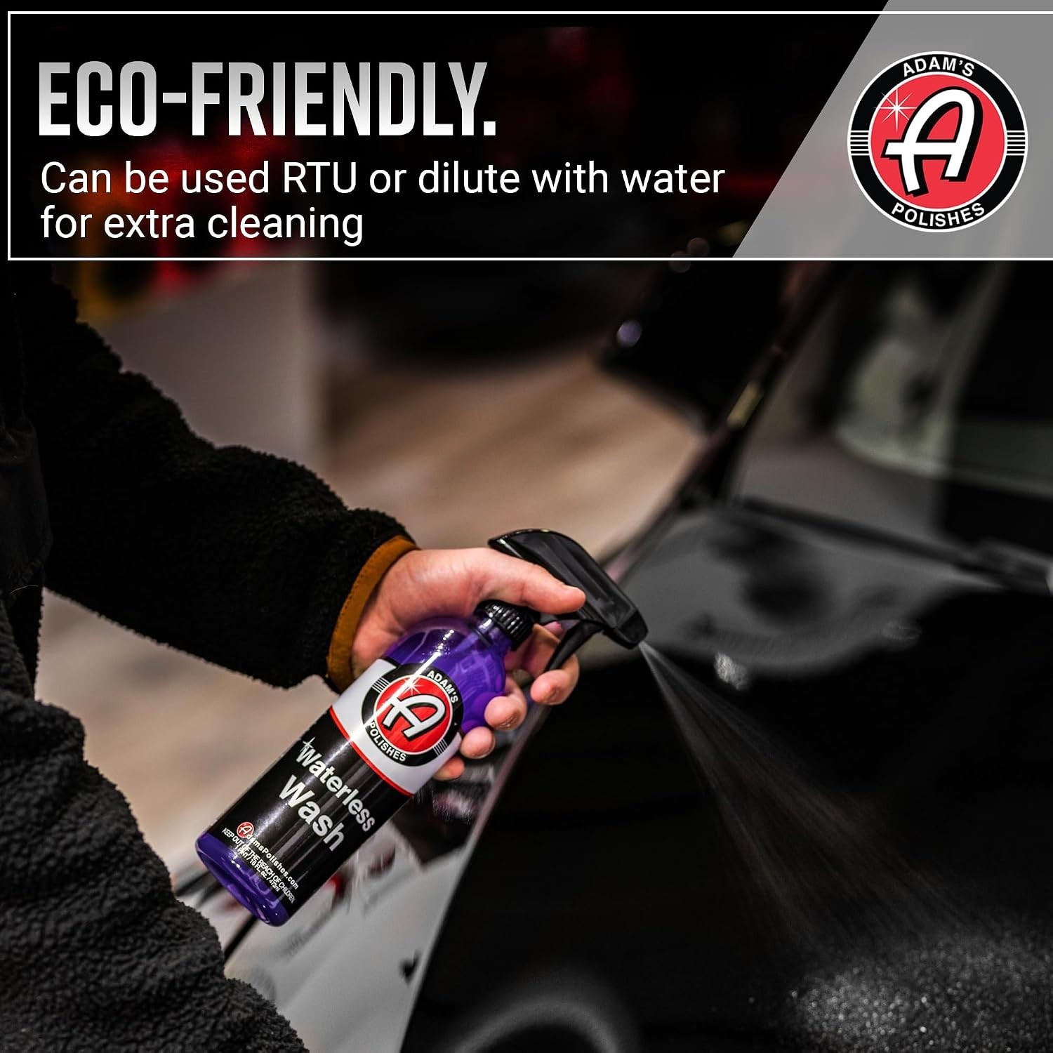 16oz Waterless Wash for Cars + Boats | Biodegradable Cleaner with Citrus Scent