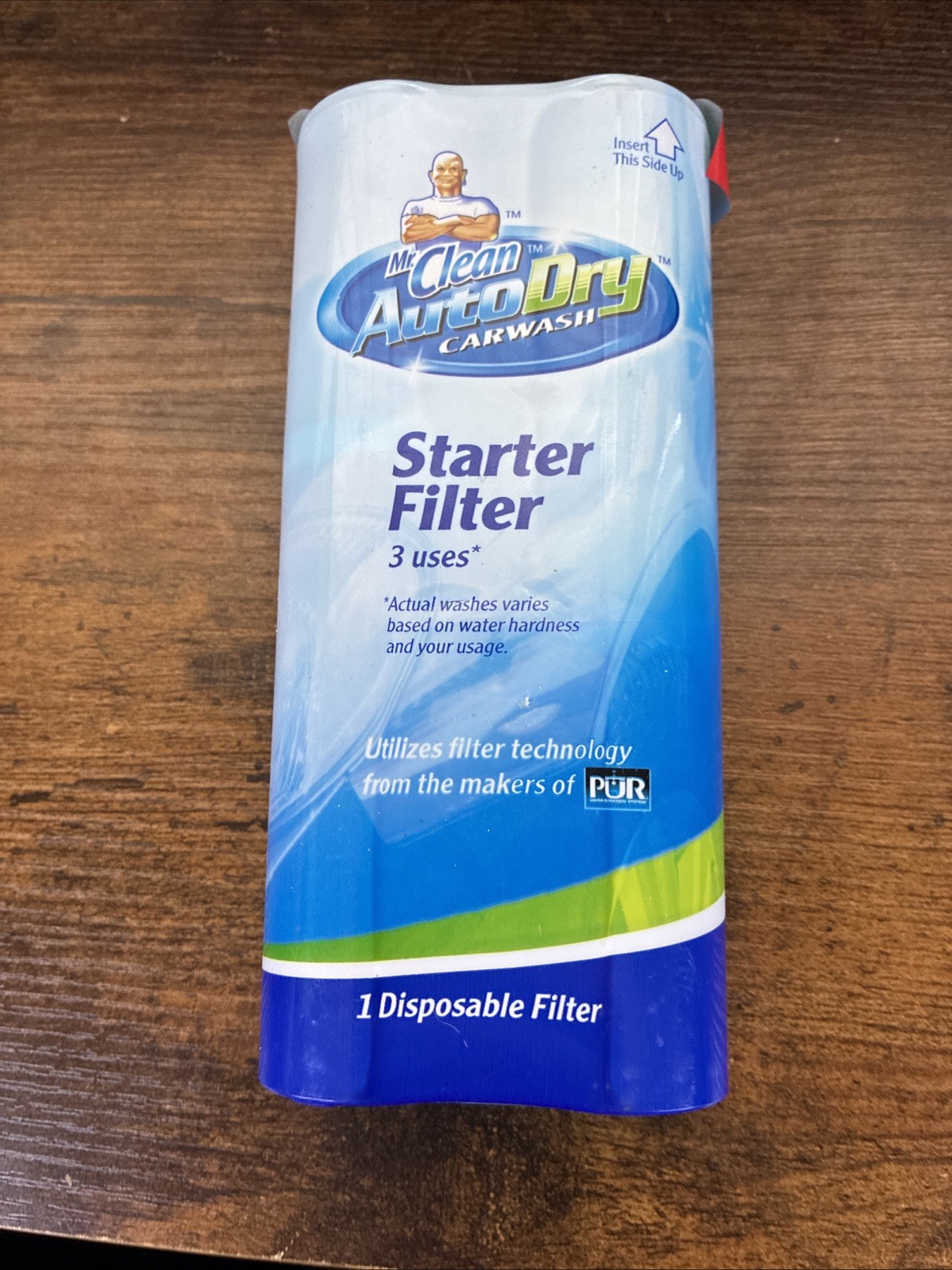 Mr. Clean Auto Dry Car Wash Starter Filter 3 Uses 1 Disposable Filter NOS 2003