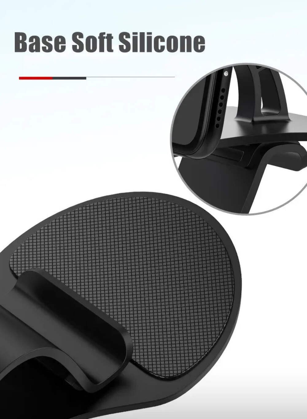 360 Rotatable Car Phone Holder Universal Cell Stands Rack Dashboard Bracket