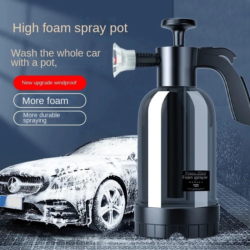 2L Car Wash Pump Foam Sprayer Hand Held Wash Spray Bottle Snow Foam Detailing US