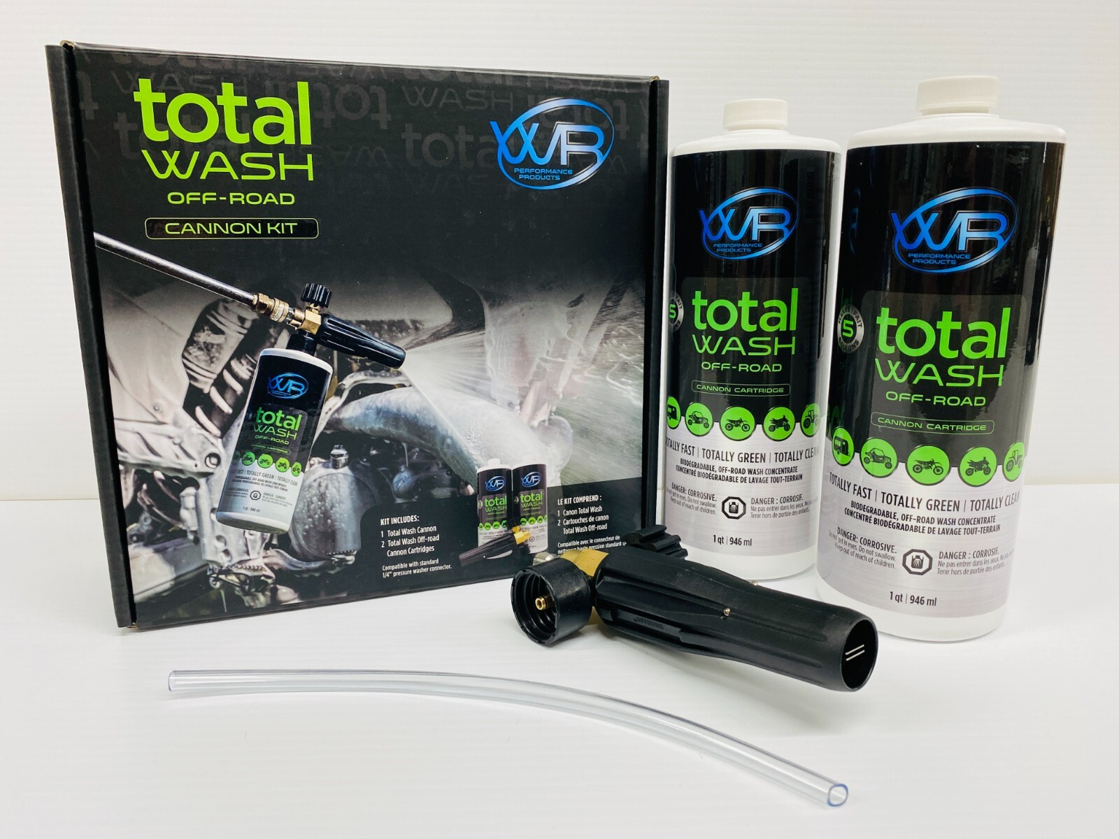 WR Performance Total Wash Off Road Foam Cannon Wash Kit – UTV Motocross ATV SxS