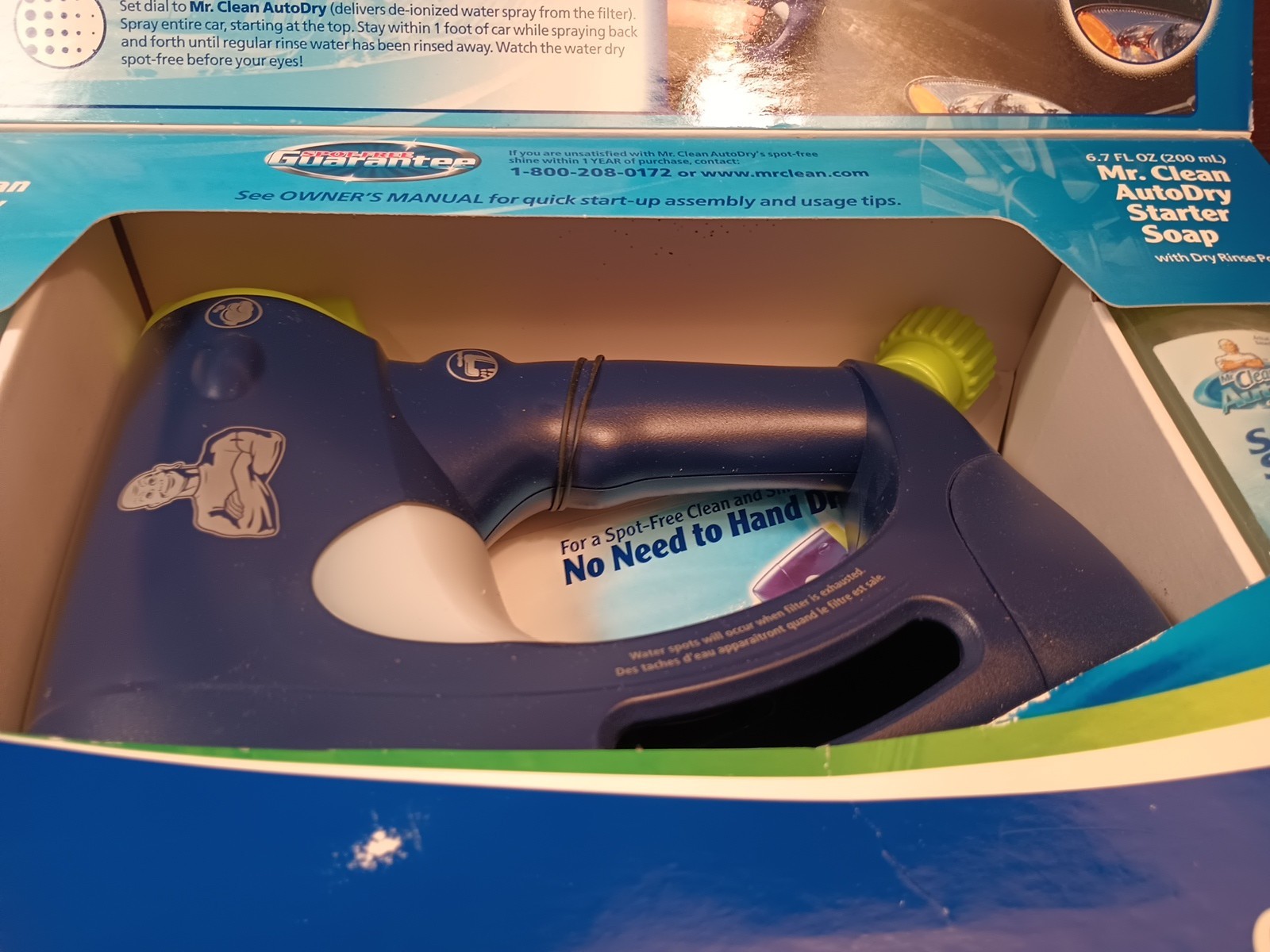 Mr Clean Auto Dry Car Wash Spot-Free Clean & Shine Spray System Starter Kit