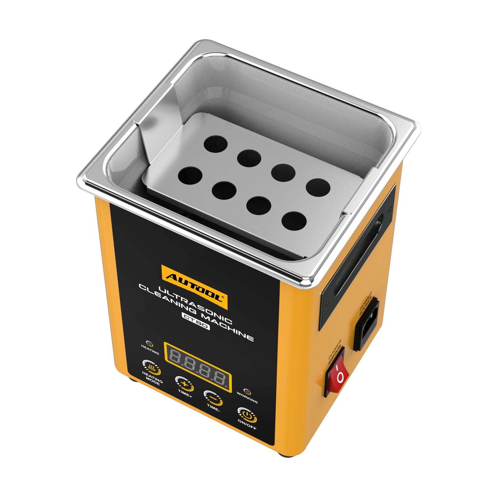 Ultrasonic Cleaning Machine Cleaner For Car Fuel Injector Jewelry W/ 1600ml Tank