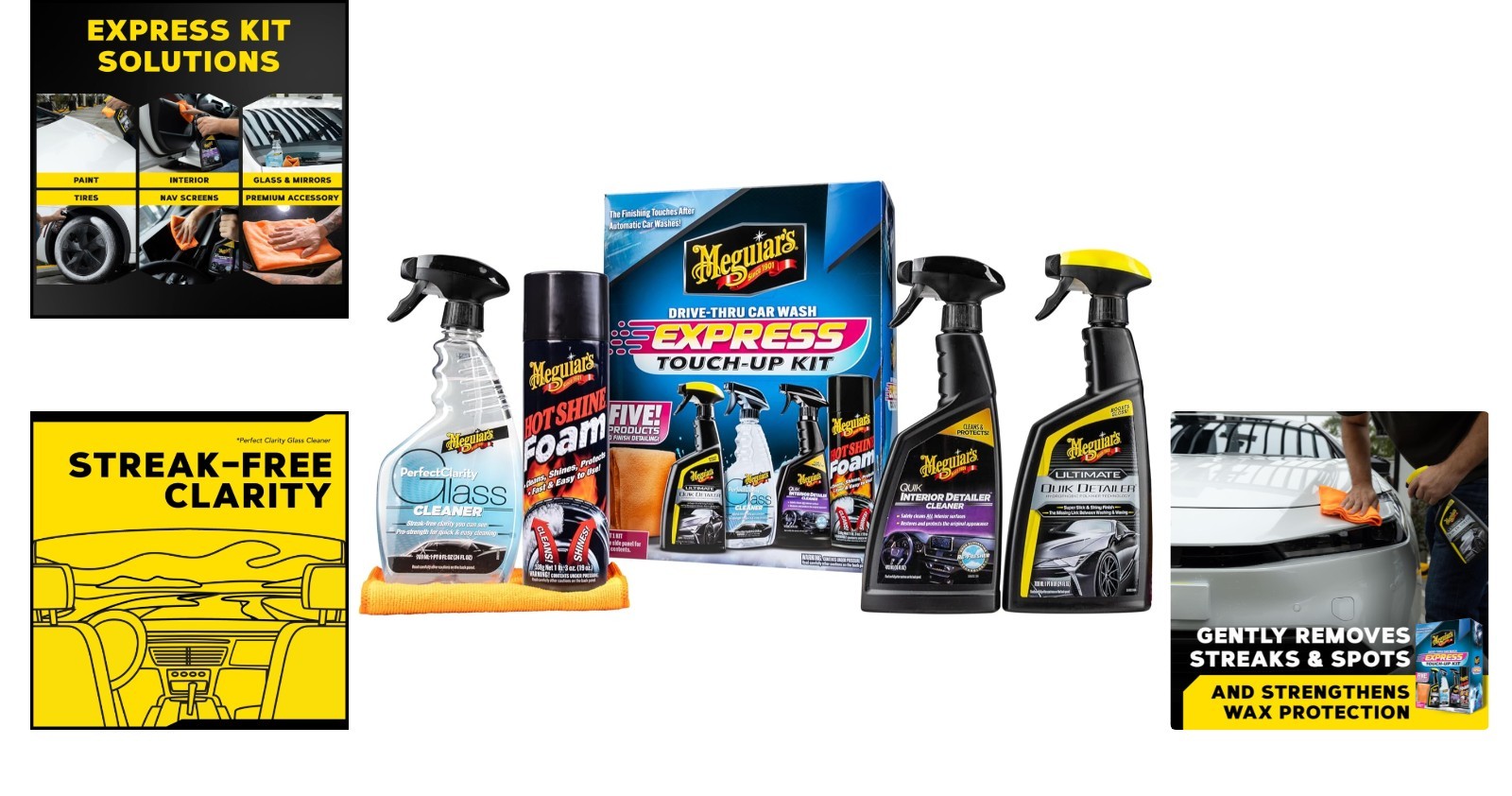 Car Wash Express Touch-Up Kit – Quick Detailing for Pristine Looks Inside & Out