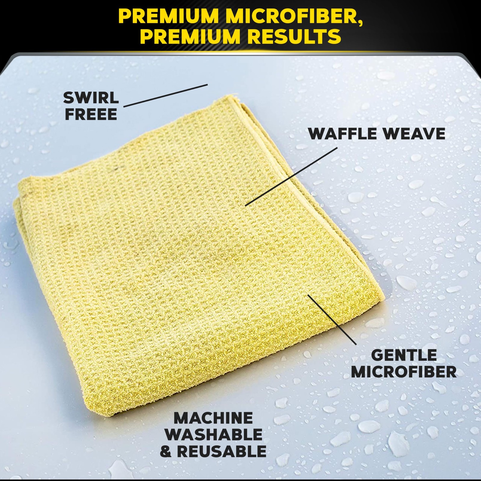 Meguiar’s Water Magnet Microfiber Drying Towel – Premium Car Drying Towel That’s