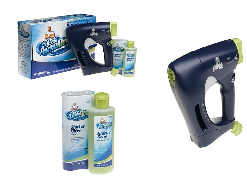 Mr Clean AutoDry CarWash System Starter Kit Spot Free Spray w/Soap and Filter