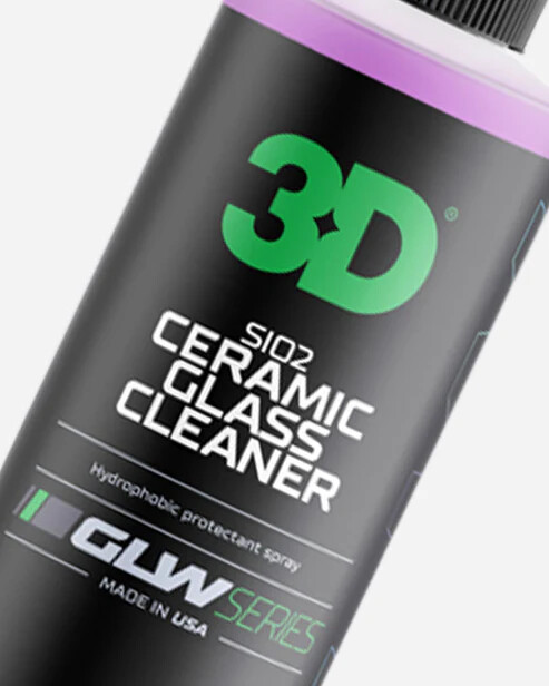 3D GLW Series SI02 Ceramic Glass Cleaner 16oz Rain Repellent