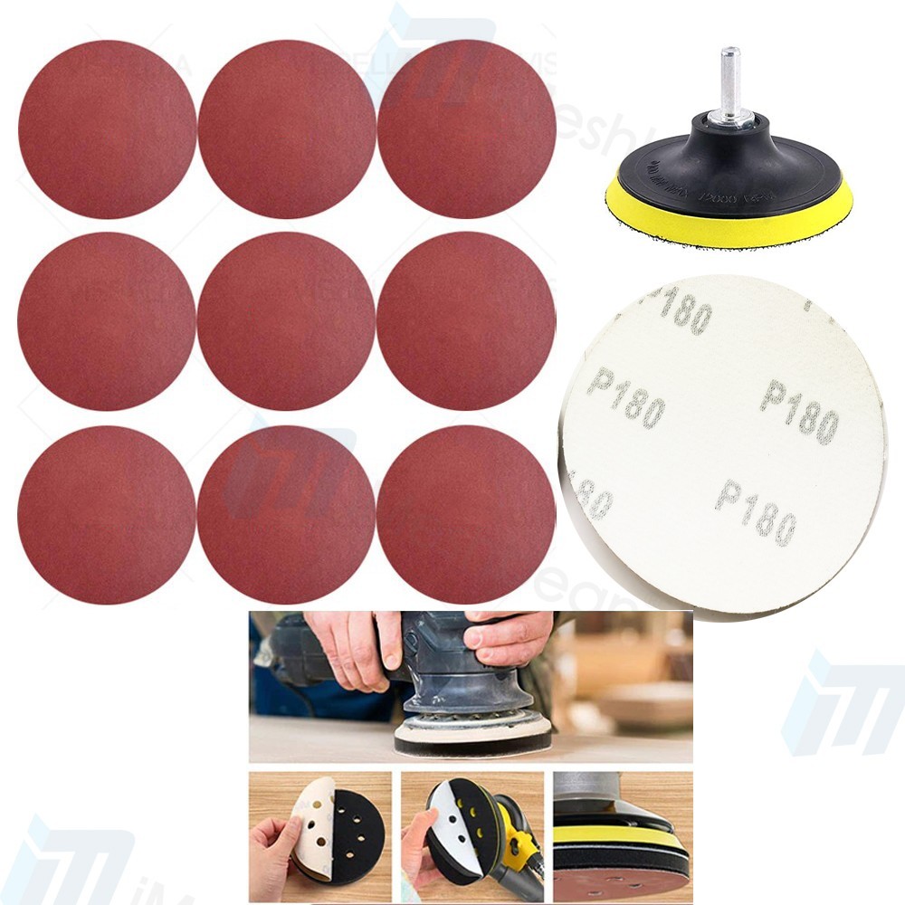 Car Buffing Pads Polishing Sponge Buffer Set Waxing Foam Polisher Kit for Drill