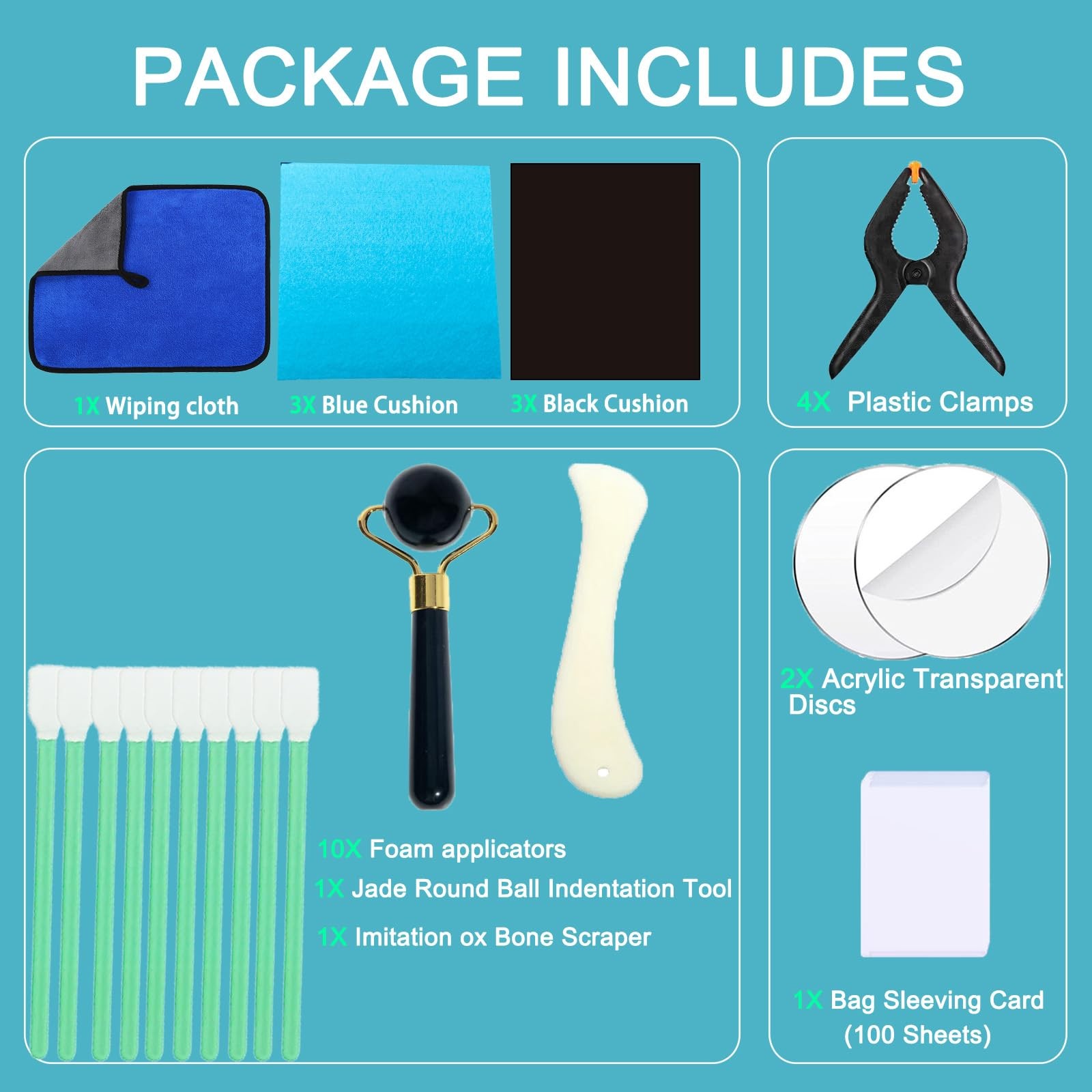 Luxiys 28 PCS Trading Card Cleaning Kit Sports Card Care Cleaning Kit Care Ac…