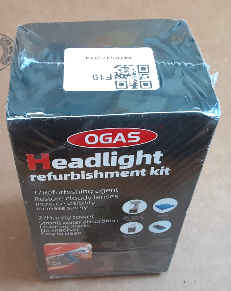 3 Automotive Headlamp Restoration Fluid Oxidized Headlight Refurbishment Kits