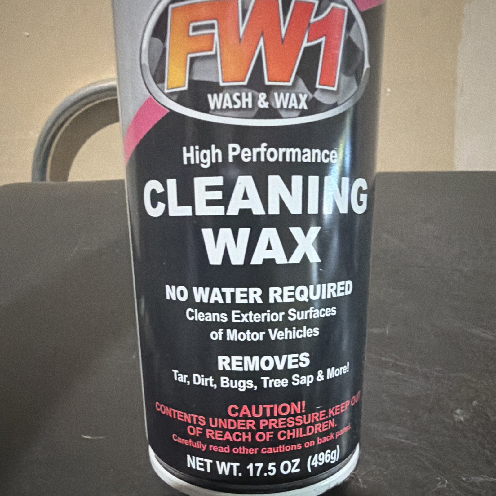 RGS Labs FW1 Waterless Wash and Wax High Performance Cleaning Wax with Carnauba
