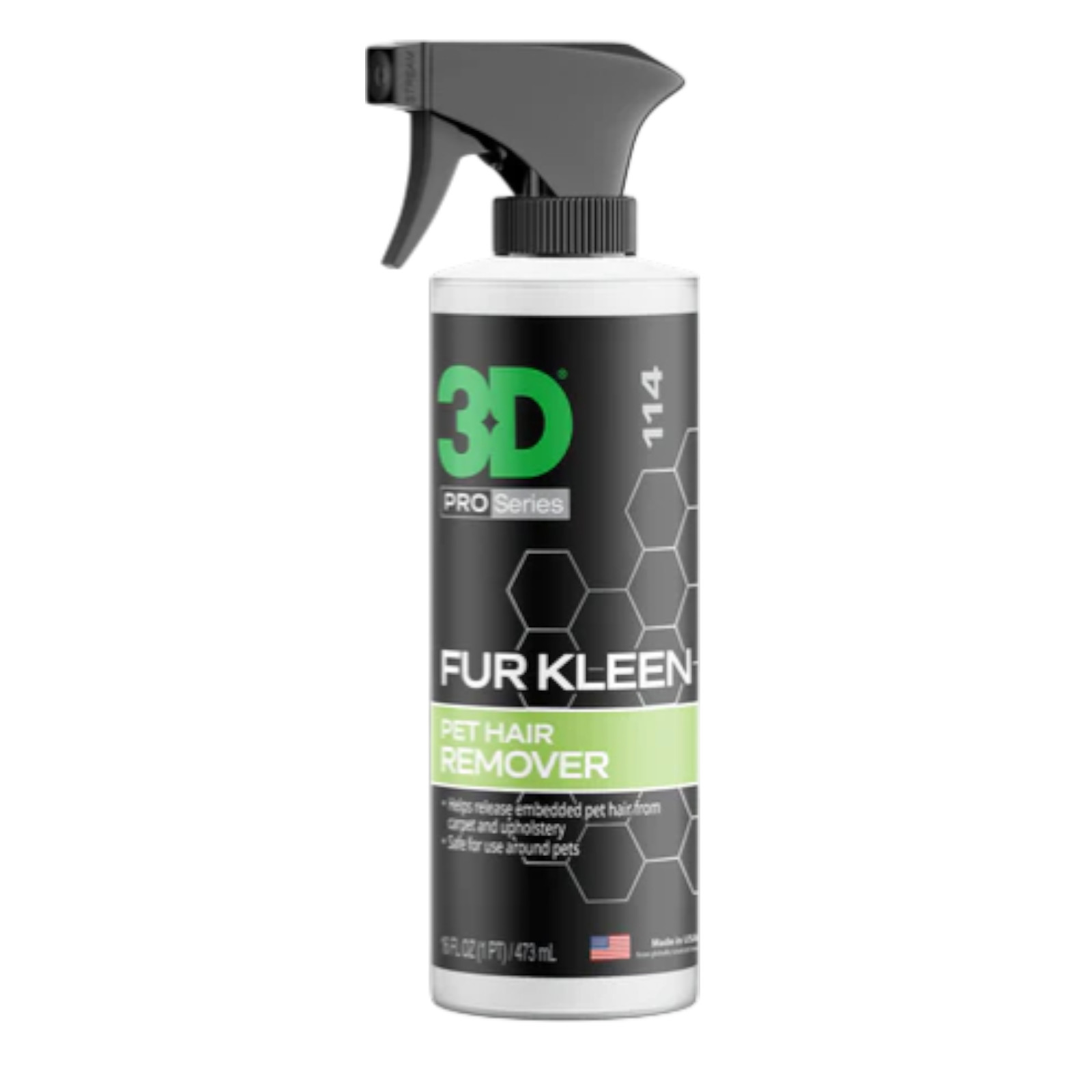 3D Fur Kleen Pet Hair Remover Spray 16oz