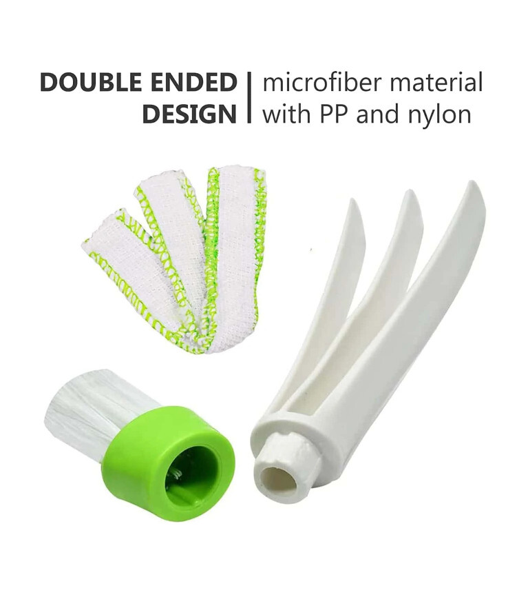 Indoor Air-condition Outlet Window Care Cleaning Tool Double-Head Clean Brush
