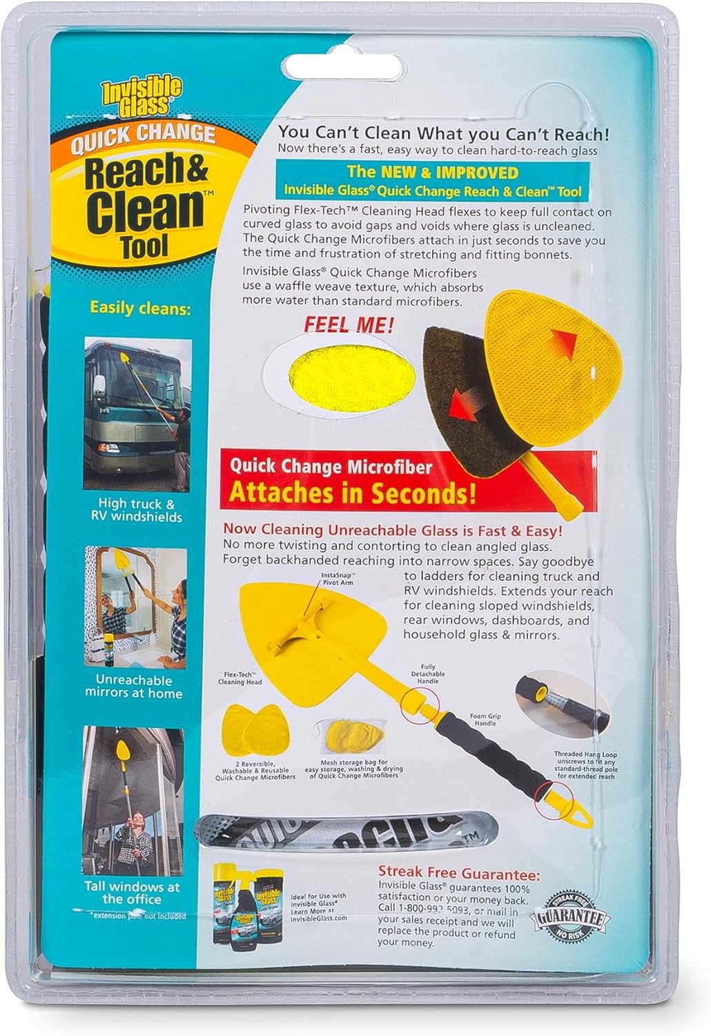 Invisible Glass 95160 Reach & Clean Windshield 1 Count (Pack of 1)