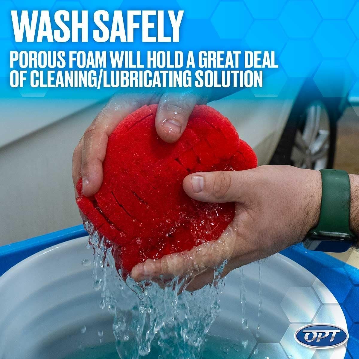 Big Red Car Wash Sponge – Safe for All Paint Types, Reusable & Durable
