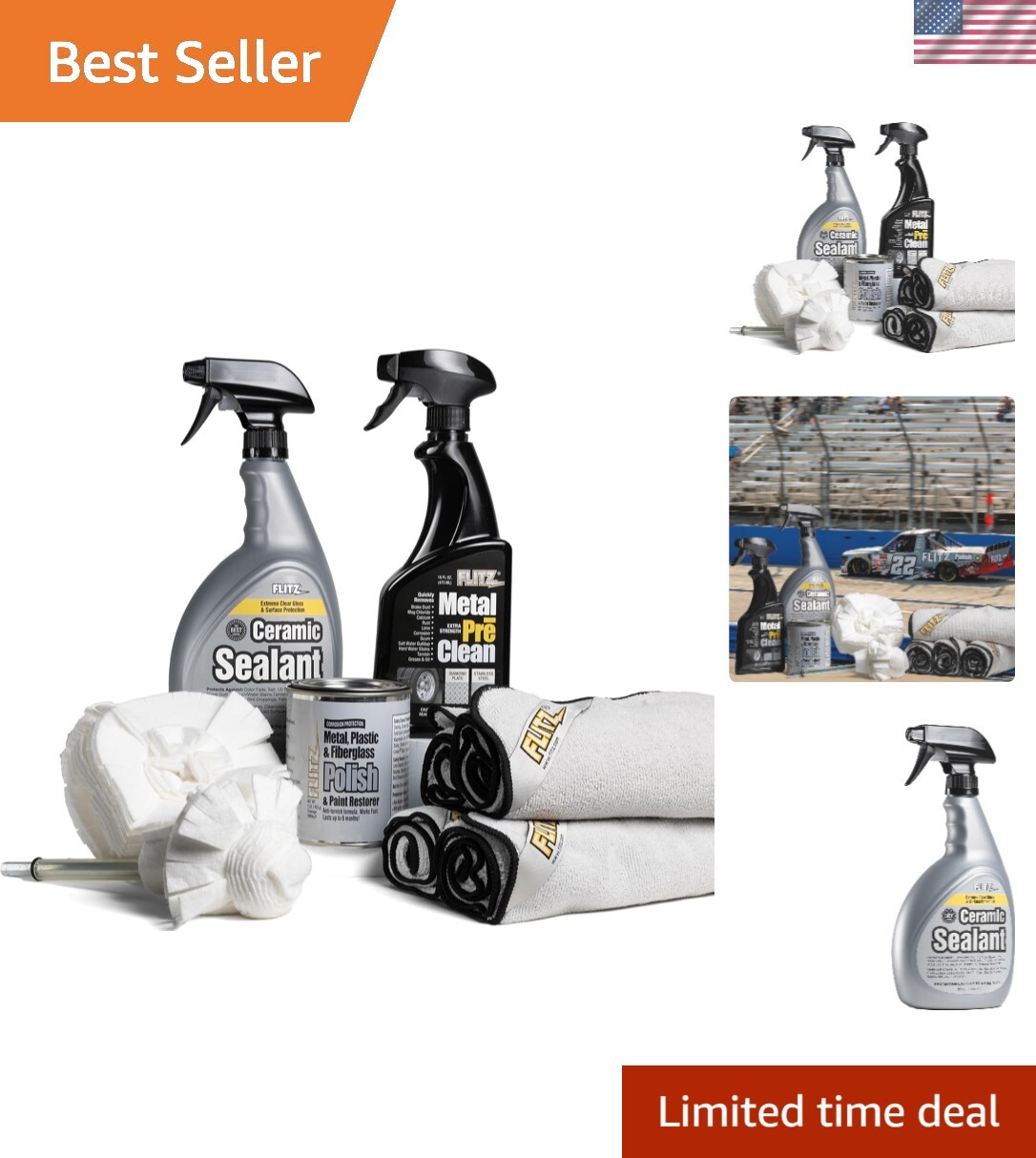 Complete Auto Detailing Kit – Polish, Sealant, and Buffing Tools for Restoration