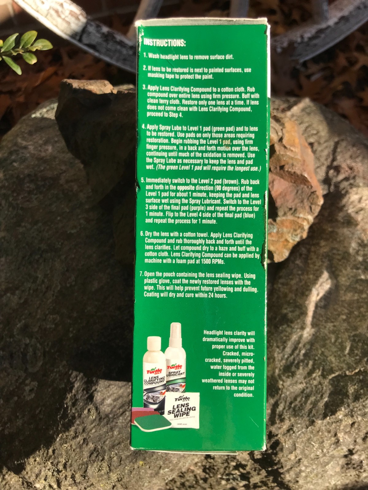Turtle Wax Headlight Lens Restorer 4 oz. – Unopened